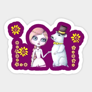 To Have And To Hold - Mr and Mrs Rat (Full Color Version) Sticker